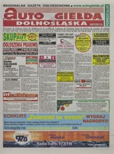 Auto Giełda Dolnośląska : regionalna gazeta ogłoszeniowa, 2009, nr 1 (1838) [5.01]
