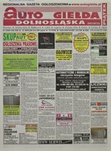 Auto Giełda Dolnośląska : regionalna gazeta ogłoszeniowa, 2009, nr 12 (1849) [30.01]