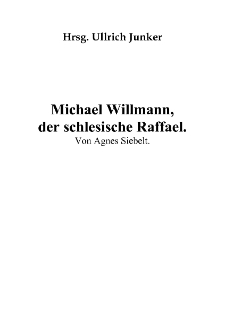 Michael Willmann,der schlesische Raffael [Dokument elektroniczny]