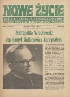 Nowe Życie :dolnośląskie pismo katolickie : religia, kultura, społeczeństwo, 1985, nr 9 (47)