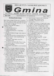 Gmina : biuletyn samorządowy : pismo Rady Gminy Jeżów Sudecki, 2008, nr 70