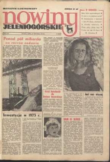 Nowiny Jeleniogórskie : magazyn ilustrowany, R. 16, 1973, nr 2 (755)