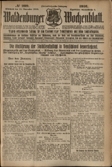 Waldenburger Wochenblatt, Jg. 62, 1916, nr 269