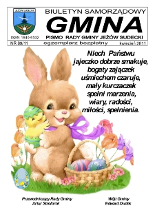 Gmina : biuletyn samorządowy : pismo Rady Gminy Jeżów Sudecki, 2011, nr 89