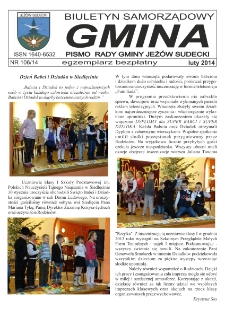 Gmina : biuletyn samorządowy : pismo Rady Gminy Jeżów Sudecki, 2014, nr 106