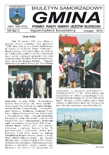 Gmina : biuletyn samorządowy : pismo Rady Gminy Jeżów Sudecki, 2010, nr 86