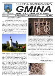 Gmina : biuletyn samorządowy : pismo Rady Gminy Jeżów Sudecki, 2015, nr 112