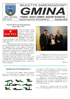 Gmina : biuletyn samorządowy : pismo Rady Gminy Jeżów Sudecki, 2016, nr 119