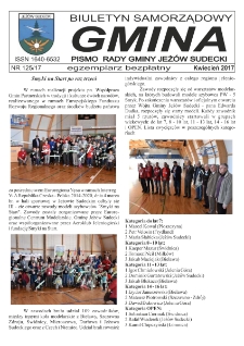 Gmina : biuletyn samorządowy : pismo Rady Gminy Jeżów Sudecki, 2017, nr 125