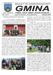 Gmina : biuletyn samorządowy : pismo Rady Gminy Jeżów Sudecki, 2017, nr 126