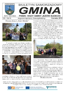 Gmina : biuletyn samorządowy : pismo Rady Gminy Jeżów Sudecki, 2019, nr 138