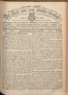 Der Bote aus dem Riesen-Gebirge : Zeitung f&uuml;r alle St&auml;nde, R. 95, 1907, nr 135