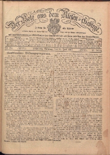 Der Bote aus dem Riesen-Gebirge : Zeitung für alle Stände, R. 95, 1907, nr 151
