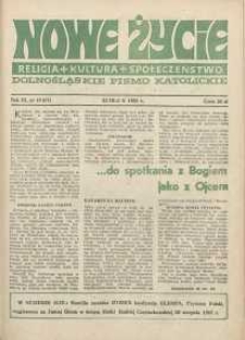 Nowe Życie :dolnośląskie pismo katolickie : religia, kultura, społeczeństwo, 1985, nr 19 (57)