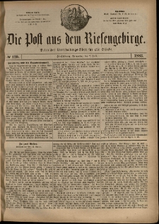 Die Post aus dem Riesengebirge, 1883, nr 129