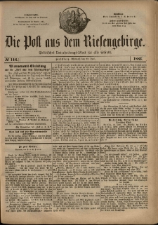 Die Post aus dem Riesengebirge, 1883, nr 146