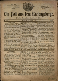 Die Post aus dem Riesengebirge, 1883, nr 153