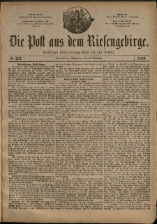 Die Post aus dem Riesengebirge, 1883, nr 297