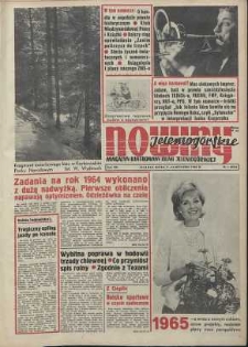 Nowiny Jeleniogórskie : magazyn ilustrowany ziemi jeleniogórskiej, R. 8, 1965, nr 1 (354)