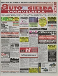 Auto Giełda Dolnośląska : regionalna gazeta ogłoszeniowa, 2009, nr 33 (1870) [20.03]