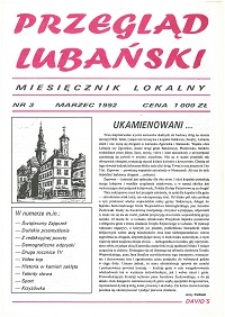 Przegląd Lubański, 1992, nr 3