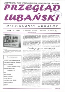 Przegląd Lubański, 1993, nr 7