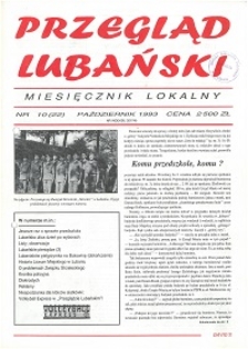 Przegląd Lubański, 1993, nr 10