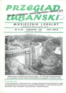 Przegląd Lubański, 1994, nr 10