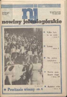 Nowiny Jeleniogórskie : tygodnik PZPR, R. 30, 1987, nr 12 (1178)