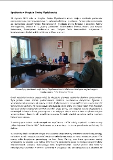 Spotkanie w Urzędzie Gminy Mysłakowice [Dokument elektroniczny]