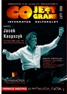 Co Jest Grane : informator kulturalny, 2008, nr 168
