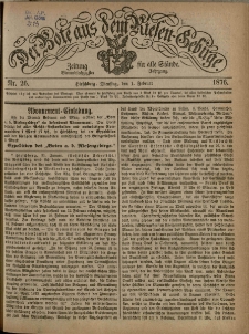 Der Bote aus dem Riesen-Gebirge : Zeitung für alle Stände, R. 64, 1876, nr 26