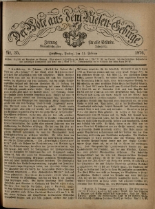 Der Bote aus dem Riesen-Gebirge : Zeitung für alle Stände, R. 64, 1876, nr 35