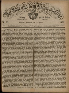 Der Bote aus dem Riesen-Gebirge : Zeitung für alle Stände, R. 64, 1876, nr 36