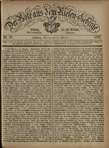 Der Bote aus dem Riesen-Gebirge : Zeitung für alle Stände, R. 64, 1876, nr 37