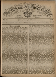 Der Bote aus dem Riesen-Gebirge : Zeitung für alle Stände, R. 64, 1876, nr 50