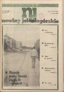 Nowiny Jeleniogórskie : tygodnik PZPR, R. 30, 1987, nr 33 (1194!)