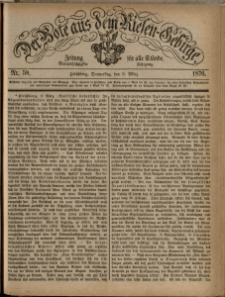 Der Bote aus dem Riesen-Gebirge : Zeitung für alle Stände, R. 64, 1876, nr 58