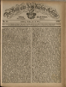 Der Bote aus dem Riesen-Gebirge : Zeitung für alle Stände, R. 64, 1876, nr 62