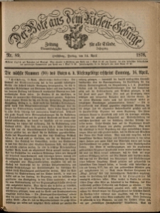 Der Bote aus dem Riesen-Gebirge : Zeitung für alle Stände, R. 64, 1876, nr 89