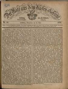 Der Bote aus dem Riesen-Gebirge : Zeitung für alle Stände, R. 64, 1876, nr 94