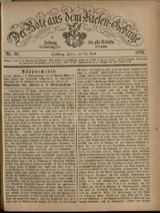 Der Bote aus dem Riesen-Gebirge : Zeitung für alle Stände, R. 64, 1876, nr 99