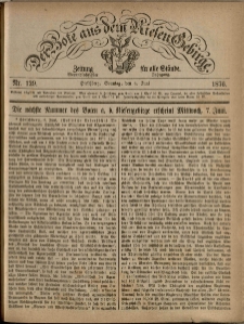 Der Bote aus dem Riesen-Gebirge : Zeitung für alle Stände, R. 64, 1876, nr 129