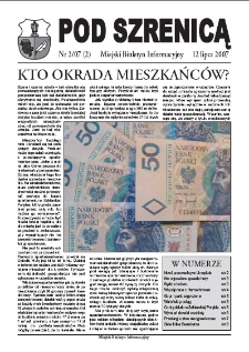 Pod Szrenicą : miejski biuletyn informacyjny, 2007, nr 2 (2) [Dokument elektroniczny]
