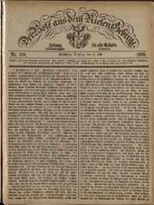Der Bote aus dem Riesen-Gebirge : Zeitung f&uuml;r alle St&auml;nde, R. 64, 1876, nr 153