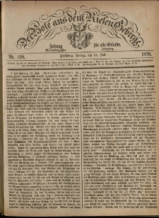 Der Bote aus dem Riesen-Gebirge : Zeitung für alle Stände, R. 64, 1876, nr 168