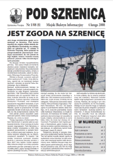 Pod Szrenicą : miejski biuletyn informacyjny, 2008, nr 1 (8) [Dokument elektroniczny]