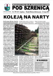 Pod Szrenicą : miejski biuletyn informacyjny : biuletyn dla mieszkańców, 2009, nr 7 (29) [Dokument elektroniczny]