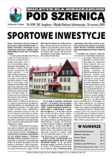Pod Szrenicą : miejski biuletyn informacyjny : biuletyn dla mieszkańców, 2009, nr 8 (30) [Dokument elektroniczny]