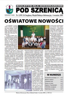 Pod Szrenicą : miejski biuletyn informacyjny : biuletyn dla mieszkańców, 2009, nr 12 (34) [Dokument elektroniczny]